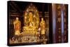 Buddha Statue in Temple-Paul Souders-Stretched Canvas