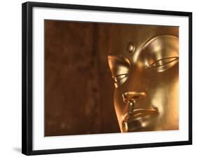 Buddha Statue in Temple-Fred de Noyelle-Framed Photographic Print