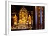 Buddha Statue in Temple-Paul Souders-Framed Photographic Print