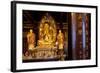 Buddha Statue in Temple-Paul Souders-Framed Photographic Print