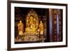 Buddha Statue in Temple-Paul Souders-Framed Photographic Print