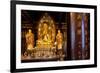 Buddha Statue in Temple-Paul Souders-Framed Photographic Print