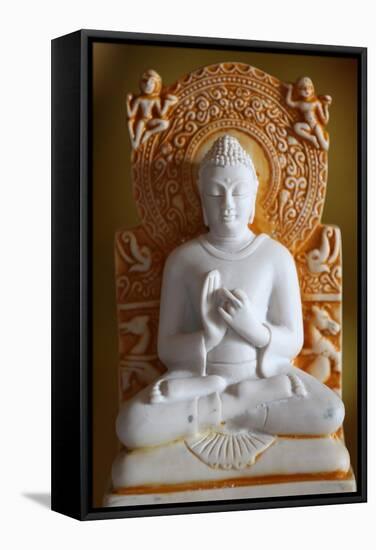 Buddha Statue, Paris, France, Europe-Godong-Framed Stretched Canvas