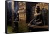 Buddha Statue, Temple of Kothaung, Dated 1553, Mrauk U, Rakhaing State, Myanmar (Burma), Asia-Nathalie Cuvelier-Framed Stretched Canvas