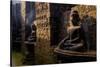 Buddha Statue, Temple of Kothaung, Dated 1553, Mrauk U, Rakhaing State, Myanmar (Burma), Asia-Nathalie Cuvelier-Stretched Canvas