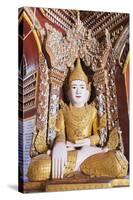 Buddha Statue, Thanboddhay Paya Temple, Monywa, Myanmar (Burma), Asia-Christian Kober-Stretched Canvas