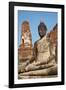 Buddha Statue, Wat Mahatat, Ayutthaya Historical Park, Ayutthaya, Thailand, Southeast Asia, Asia-null-Framed Photographic Print