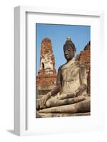 Buddha Statue, Wat Mahatat, Ayutthaya Historical Park, Ayutthaya, Thailand, Southeast Asia, Asia-null-Framed Photographic Print