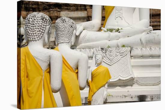 Buddha Statue, Wat Phra Chao Phya-Thai, Ayutthaya, Thailand-Cindy Miller Hopkins-Stretched Canvas