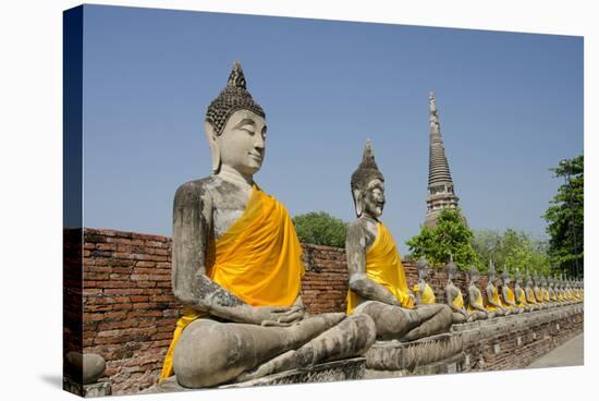 Buddha Statue, Wat Phra Chao Phya-Thai, Ayutthaya, Thailand-Cindy Miller Hopkins-Stretched Canvas