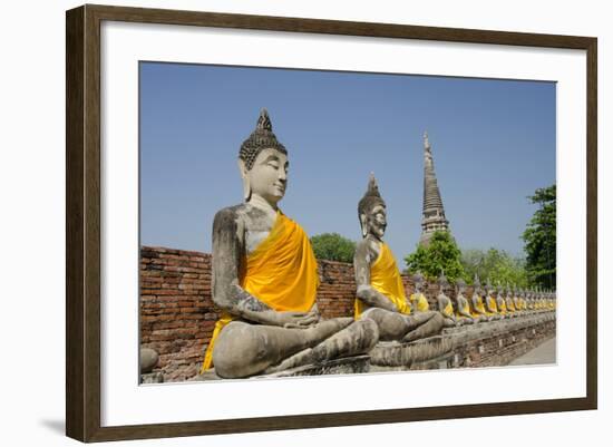 Buddha Statue, Wat Phra Chao Phya-Thai, Ayutthaya, Thailand-Cindy Miller Hopkins-Framed Photographic Print