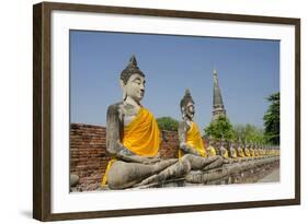 Buddha Statue, Wat Phra Chao Phya-Thai, Ayutthaya, Thailand-Cindy Miller Hopkins-Framed Photographic Print