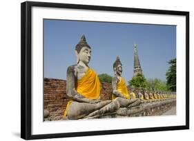 Buddha Statue, Wat Phra Chao Phya-Thai, Ayutthaya, Thailand-Cindy Miller Hopkins-Framed Photographic Print