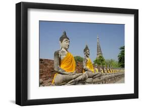 Buddha Statue, Wat Phra Chao Phya-Thai, Ayutthaya, Thailand-Cindy Miller Hopkins-Framed Photographic Print