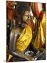 Buddha Statue With Offerings at Wat Phnom Temple, Phnom Penh, Cambodia, Indochina,-null-Mounted Photographic Print