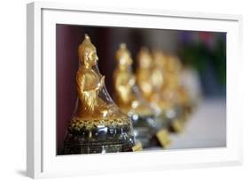 Buddha Statue Wrapped in Cellophane, Paris, France, Europe-Godong-Framed Photographic Print