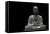 Buddha Statue-videowokart-Framed Stretched Canvas