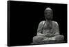 Buddha Statue-videowokart-Framed Stretched Canvas