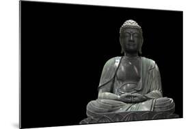 Buddha Statue-videowokart-Mounted Art Print