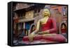 Buddha Statue-Simon Montgomery-Framed Stretched Canvas