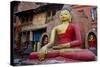 Buddha Statue-Simon Montgomery-Stretched Canvas