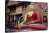 Buddha Statue-Simon Montgomery-Stretched Canvas