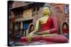 Buddha Statue-Simon Montgomery-Stretched Canvas