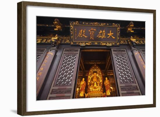 Buddha Statue-Paul Souders-Framed Photographic Print