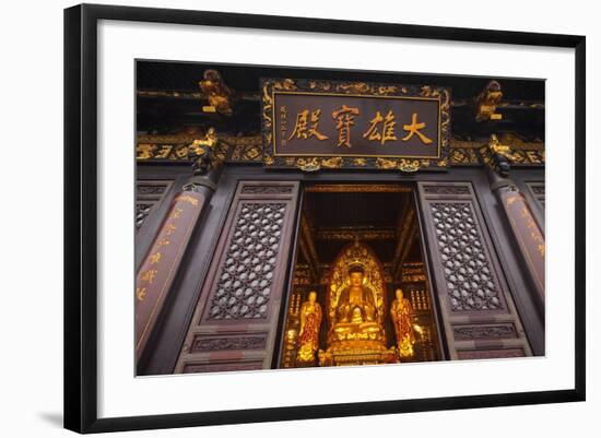 Buddha Statue-Paul Souders-Framed Photographic Print