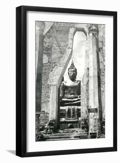 Buddha Statue-null-Framed Art Print