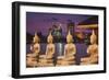 Buddha Statues and Beira Lake-Jon Hicks-Framed Photographic Print