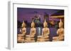 Buddha Statues and Beira Lake-Jon Hicks-Framed Photographic Print