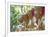 Buddha Statues at Ten Thousand Buddhas Monastery, Shatin, New Territories, Hong Kong, China, Asia-Ian Trower-Framed Photographic Print