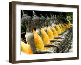 Buddha Statues, Ayuthaya, Thailand, Southeast Asia-Porteous Rod-Framed Photographic Print