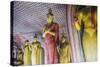 Buddha Statues in Cave 2 (Cave of the Great Kings)-Matthew Williams-Ellis-Stretched Canvas