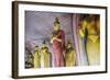 Buddha Statues in Cave 2 (Cave of the Great Kings)-Matthew Williams-Ellis-Framed Photographic Print