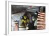 Buddha Statues in Cave 2-Christian Kober-Framed Photographic Print