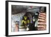 Buddha Statues in Cave 2-Christian Kober-Framed Photographic Print