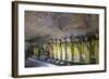 Buddha Statues in Cave 2-Christian Kober-Framed Photographic Print