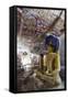 Buddha Statues in Cave 2-Christian Kober-Framed Stretched Canvas