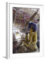 Buddha Statues in Cave 2-Christian Kober-Framed Photographic Print