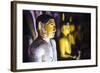 Buddha Statues in Cave 4 (Western Cave)-Matthew Williams-Ellis-Framed Photographic Print