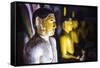 Buddha Statues in Cave 4 (Western Cave)-Matthew Williams-Ellis-Framed Stretched Canvas