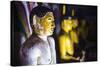 Buddha Statues in Cave 4 (Western Cave)-Matthew Williams-Ellis-Stretched Canvas