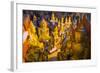 Buddha Statues in Entrance to Shwe Oo Min Natural Cave Pagoda, Pindaya, Myanmar (Burma), Asia-Christian Kober-Framed Photographic Print