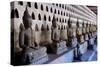 Buddha Statues in the Cloister or Gallery Surrounding the Sim-Jean-Pierre De Mann-Stretched Canvas