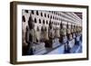 Buddha Statues in the Cloister or Gallery Surrounding the Sim-Jean-Pierre De Mann-Framed Photographic Print