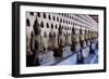 Buddha Statues in the Cloister or Gallery Surrounding the Sim-Jean-Pierre De Mann-Framed Photographic Print