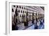 Buddha Statues in the Cloister or Gallery Surrounding the Sim-Jean-Pierre De Mann-Framed Photographic Print