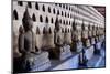 Buddha Statues in the Cloister or Gallery Surrounding the Sim-Jean-Pierre De Mann-Mounted Photographic Print